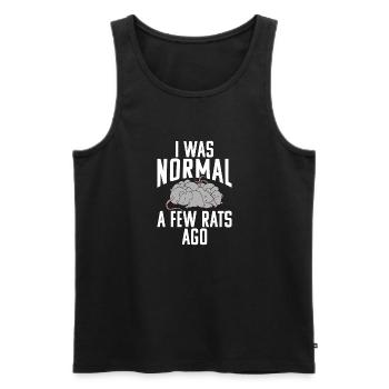 Rat Owner Gift Rats Lover - Men's Premium Organic Tank Top - black - Front - Michal (187cm)