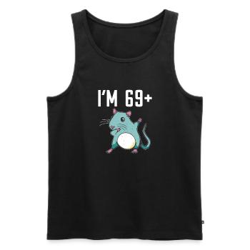 Rat Owner Gift Rats Lover - Men's Premium Organic Tank Top - black - Front - Michal (187cm)