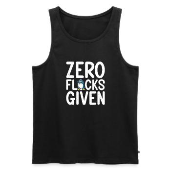 Penguin Lover Penguin Gifts - Men's Premium Organic Tank Top - black - Front - AI Model Male 178 light (178cm)
