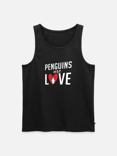 Penguin Lover Penguin Gifts - Men's Premium Organic Tank Top - black