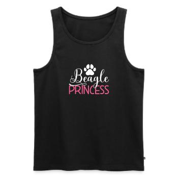Beagle Gift Beagle Owner - Men's Premium Organic Tank Top - black - Front - AI Model Male 178 light (178cm)
