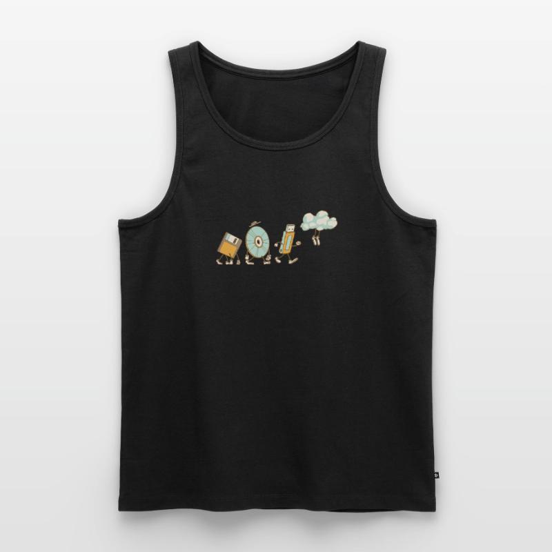 DevOps Engineer Cloud Computing Evolution Men's Premium Organic Tank Top