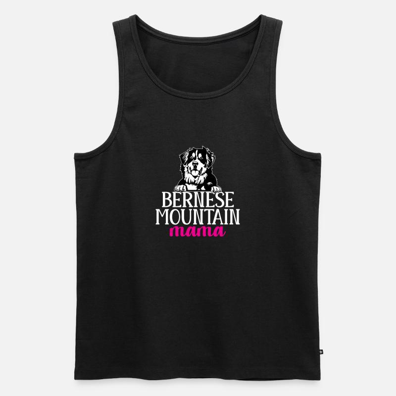 Berner Sennenhund - Männer Premium Bio Tank Top - Schwarz