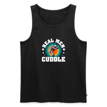 Wrestling Sportart Kampfkunst Wrestler Ringen - Männer Premium Bio Tank Top - Schwarz - Vorne - AI Model Male 178 light (178cm)