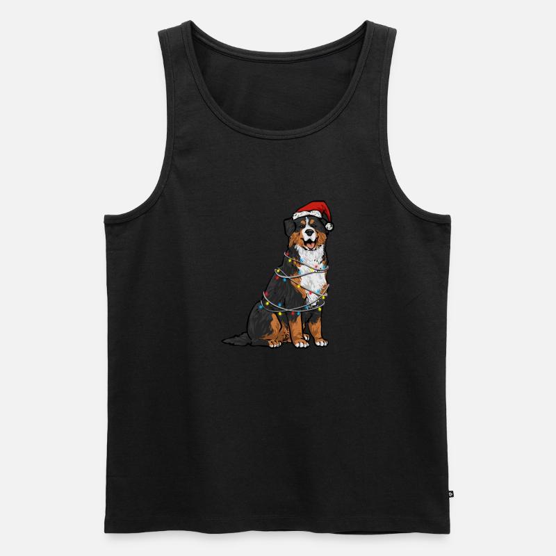 Berner Sennenhund - Männer Premium Bio Tank Top - Schwarz