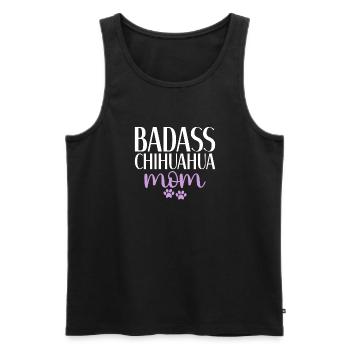 Chihuahua Cadeaux Chihuahua Propriétaire - Débardeur bio Premium Homme - noir - Devant - AI Model Male 178 light (178cm)