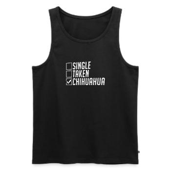 Chihuahua Cadeaux Chihuahua Propriétaire - Débardeur bio Premium Homme - noir - Devant - Michal (187cm)