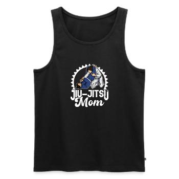 BJJ Jiu Jitsu Brésilien Filles Arts Martiaux - Débardeur bio Premium Homme - noir - Devant - Michal (187cm)