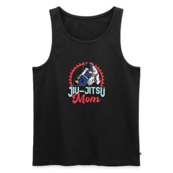 BJJ Jiu Jitsu Brésilien Filles Arts Martiaux - Débardeur bio Premium Homme - noir - Devant - Michal (187cm)