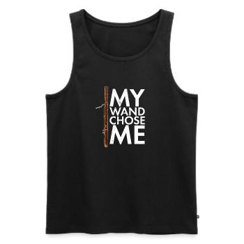Fagott Klarinette Musik Musiker Orchester - Männer Premium Bio Tank Top - Schwarz - Vorne - Michal (187cm)