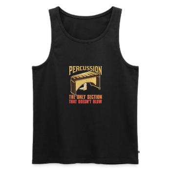 Musik Musiknoten Vibraphon Musiker Schule - Männer Premium Bio Tank Top - Schwarz - Vorne - Michal (187cm)