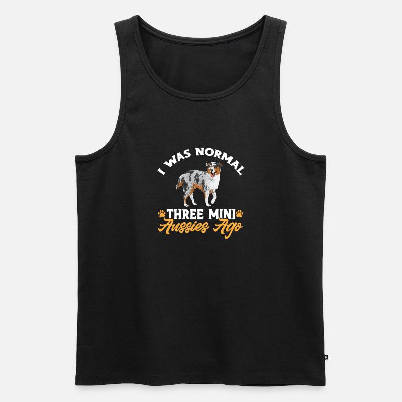 Miniature Australian Shepherd - Männer Premium Bio Tank Top - Schwarz