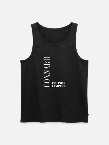 Edition limitée connard - Débardeur bio Premium Homme - noir