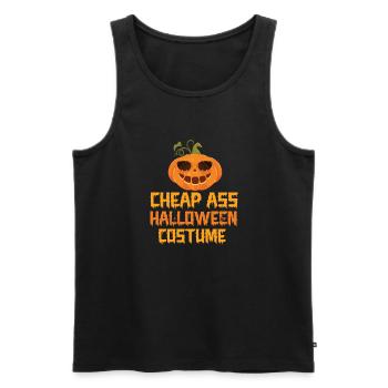 Grusel Halloweenspruch Spruch Halloween - Männer Premium Bio Tank Top - Schwarz - Vorne - Michal (187cm)