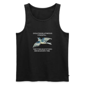 Biologie Lehrer Motiv Naturwissenschaft - Männer Premium Bio Tank Top - Schwarz - Vorne - AI Model Male 178 light (178cm)