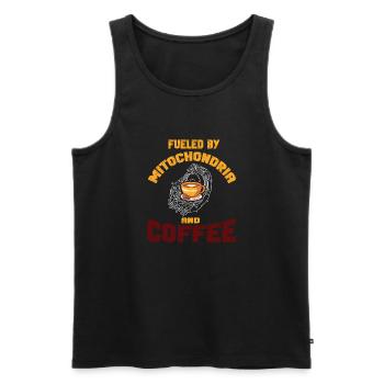 Biologie Lehrer Motiv Naturwissenschaft - Männer Premium Bio Tank Top - Schwarz - Vorne - AI Model Male 178 light (178cm)