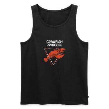 Crawfish Princess Cajun Crawfish Boil Love - Men's Premium Organic Tank Top - black - Front - AI Model Male 178 light (178cm)