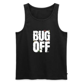 Collectionneurs d’insectes, insectes, amateurs de coléoptères, entomologistes - Débardeur bio Premium Homme - noir - Devant - Michal (187cm)