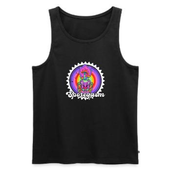 Zombie Mushrooms Ant Biology Student Uni School - Men's Premium Organic Tank Top - black - Front - Michal (187cm)
