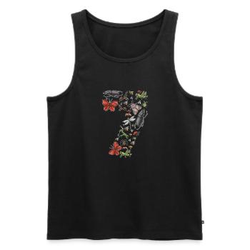 Insect collectors, insects, beetle lovers, entomologists - Men's Premium Organic Tank Top - black - Front - Michal (187cm)