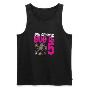 Insect collectors, insects, beetle lovers, entomologists - Men's Premium Organic Tank Top - black - Front - Michal (187cm)