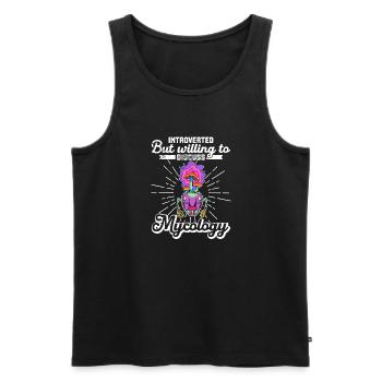 Fungi Ant Insects Biology Biologist School - Men's Premium Organic Tank Top - black - Front - AI Model Male 178 light (178cm)