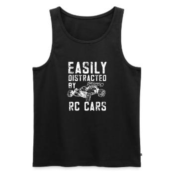 RC Auto Hobby Spruch Ferngestuertes Auto - Männer Premium Bio Tank Top - Schwarz - Vorne - Michal (187cm)