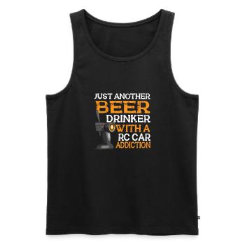 RC Auto Hobby Spruch Ferngestuertes Auto - Männer Premium Bio Tank Top - Schwarz - Vorne - Michal (187cm)