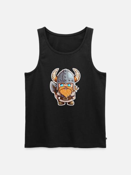 Erik's Expeditions: Cartoon Vikings Erik - Men's Premium Organic Tank Top - black