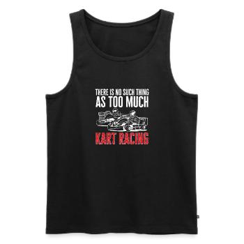 Go Kart Racing Karting Karting - Men's Premium Organic Tank Top - black - Front - Michal (187cm)