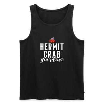 Hermit Crab Gifts - Men's Premium Organic Tank Top - black - Front - AI Model Male 178 light (178cm)
