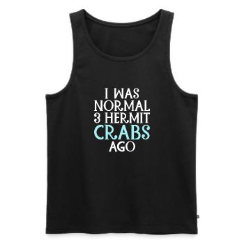 Hermit Crab Gifts - Men's Premium Organic Tank Top - black - Front - AI Model Male 178 light (178cm)