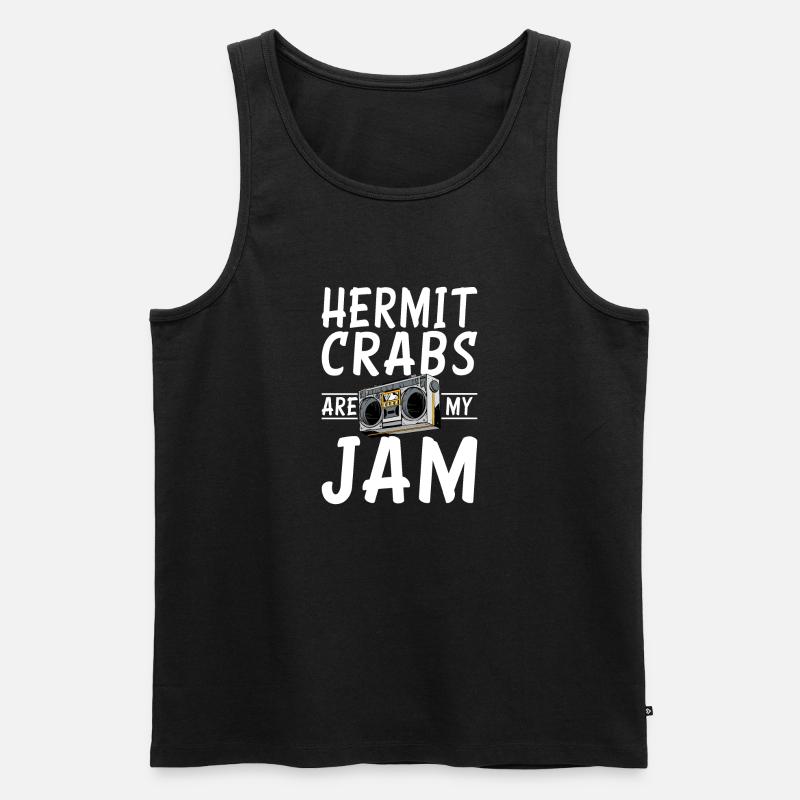 Einsiedlerkrebs-Geschenke - Männer Premium Bio Tank Top - Schwarz