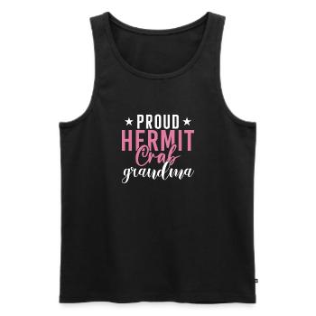 Einsiedlerkrebs-Geschenke - Männer Premium Bio Tank Top - Schwarz - Vorne - Michal (187cm)