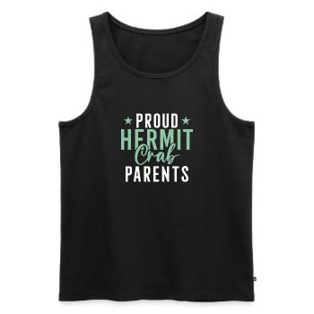 Hermit Crab Gifts - Men's Premium Organic Tank Top - black - Front - AI Model Male 178 light (178cm)