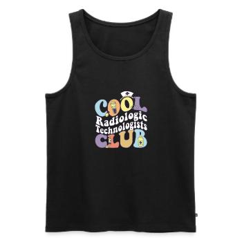 Cool Radiologic Technologists Club Rad Tech Squad - Männer Premium Bio Tank Top - Schwarz - Vorne - Michal (187cm)