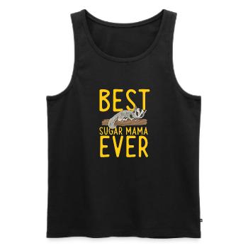 Short-headed glider Sugar Glider - Men's Premium Organic Tank Top - black - Front - AI Model Male 178 light (178cm)