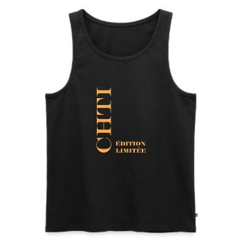 Chti - Débardeur bio Premium Homme - noir - Devant - Michal (187cm)