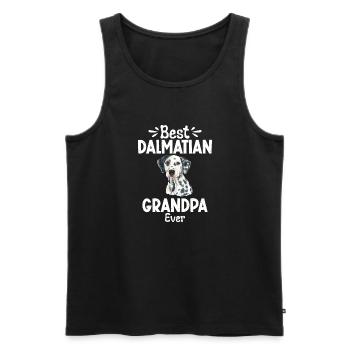 Gifts for Dalmatian Lovers - Männer Premium Bio Tank Top - Schwarz - Vorne - Michal (187cm)