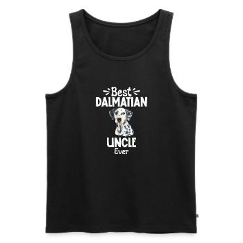 Gifts for Dalmatian Lovers - Männer Premium Bio Tank Top - Schwarz - Vorne - AI Model Male 178 light (178cm)