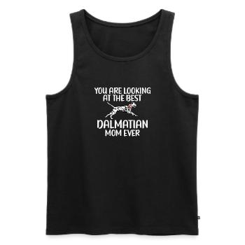 Gifts for Dalmatian Lovers - Men's Premium Organic Tank Top - black - Front - Michal (187cm)