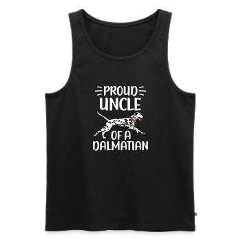 Cadeaux pour les amoureux dalmates - Débardeur bio Premium Homme - noir - Devant - Michal (187cm)
