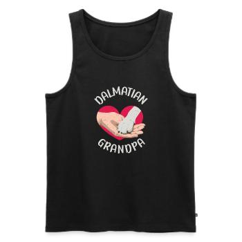 Gifts for Dalmatian Lovers - Männer Premium Bio Tank Top - Schwarz - Vorne - Michal (187cm)