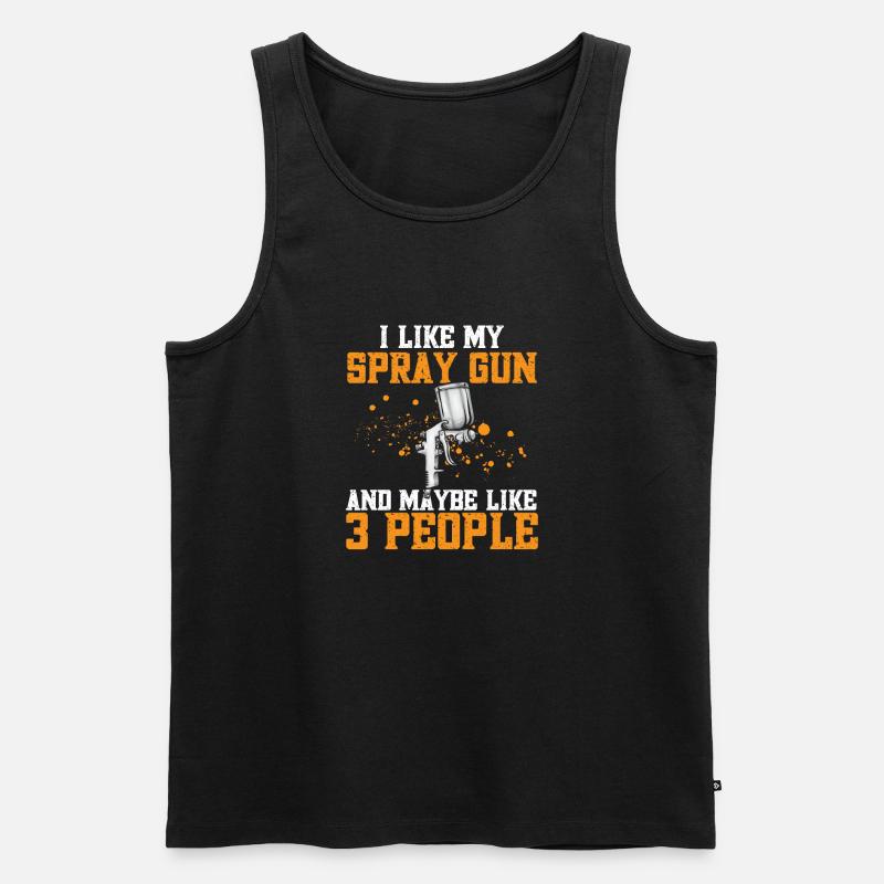 Body Painter Car Painter Painter - Men's Premium Organic Tank Top - black