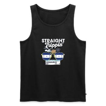 Straight Trippin' Honduras Vacation Tour Voyage - Débardeur bio Premium Homme - noir - Devant - Michal (187cm)