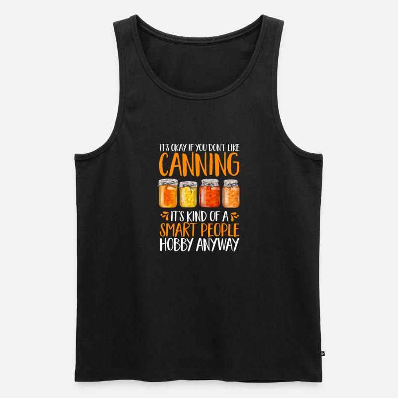 Einmachen Einkochen Lebensmitteln Konservieren - Männer Premium Bio Tank Top - Schwarz