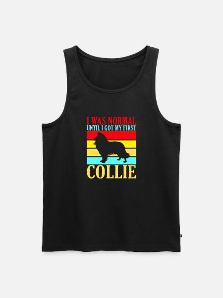 Cadeaux Collie - Débardeur bio Premium Homme - noir
