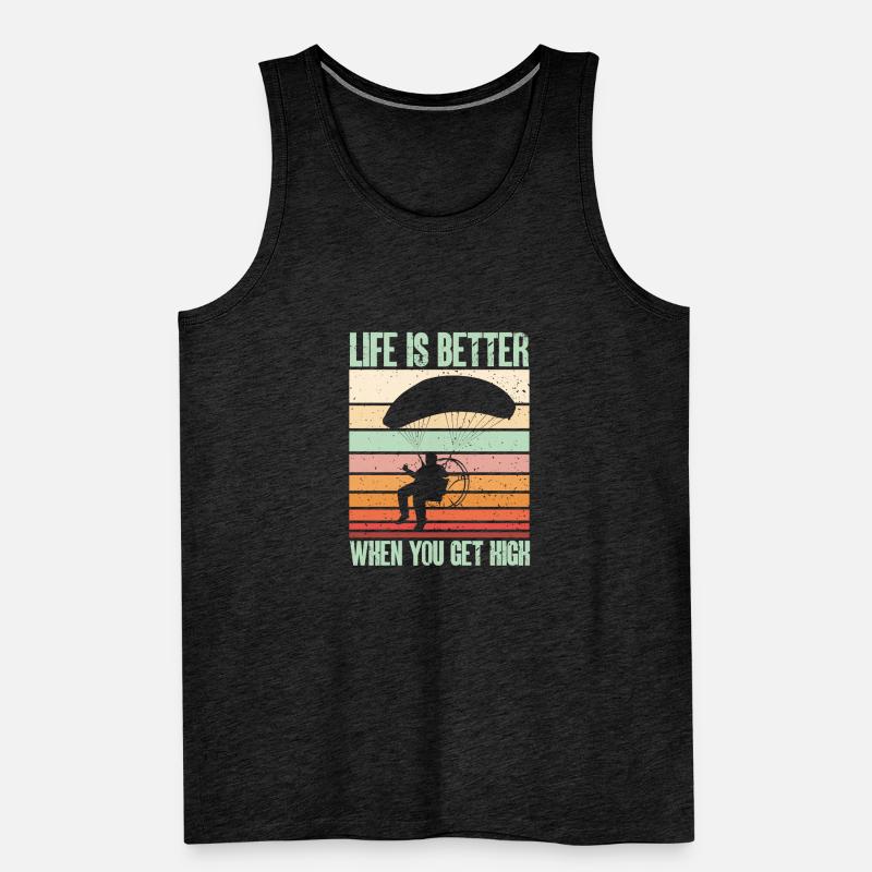 Paramotor Motorized paraglider Men's Premium Organic Tank Top