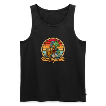 Huitzilopochtli Aztèques Mexique Mythologie - Débardeur bio Premium Homme - noir - Devant - Michal (187cm)