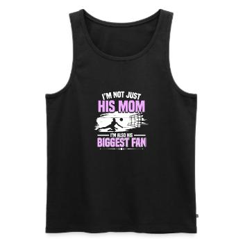 I'm Not Just His Mom I'm His Biggest Fan Mother Vo - Men's Premium Organic Tank Top - black - Front - Michal (187cm)